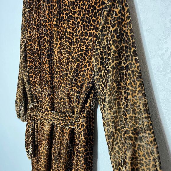 J.Crew Cheetah Leopard print wrap dress Size 2 - Picture 6 of 11